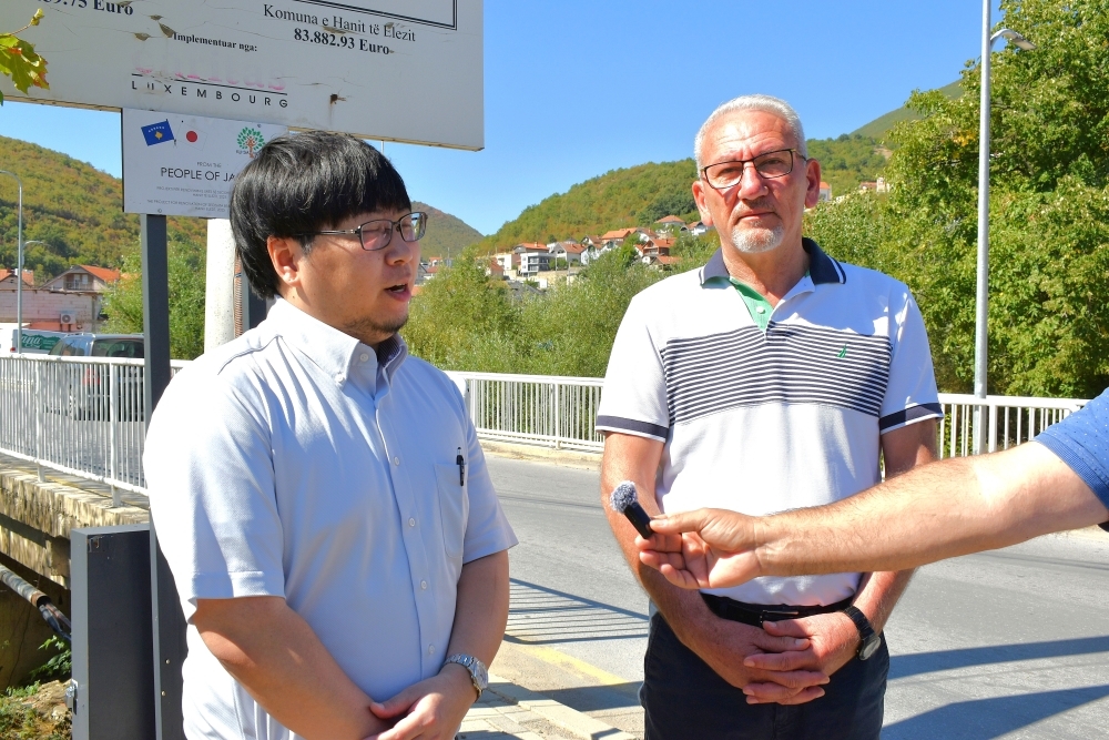 Handover Ceremony of “The Project for Renovation of Secishta Bridge in Municipality of Hani i Elezit” has been held (22 September 2025)